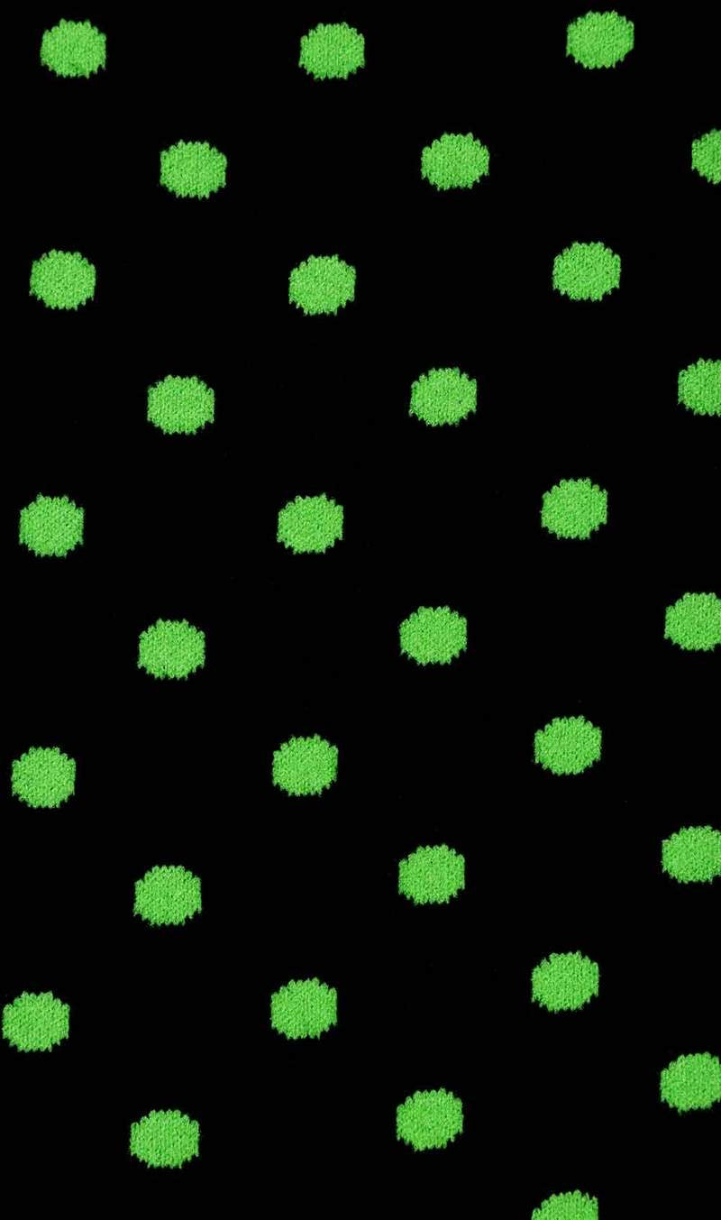OTAA bond black green dot socks