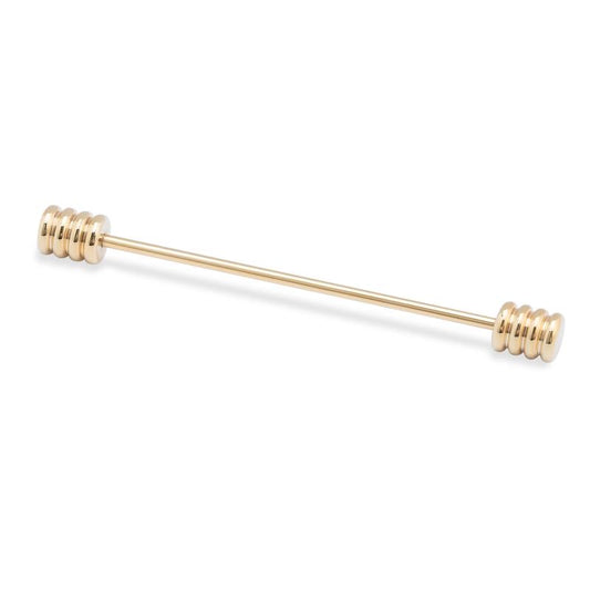 OTAA honeycomb end gold collar bar