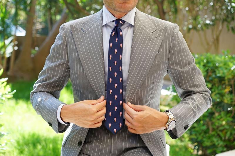 OTAA strawberry ice cream skinny tie