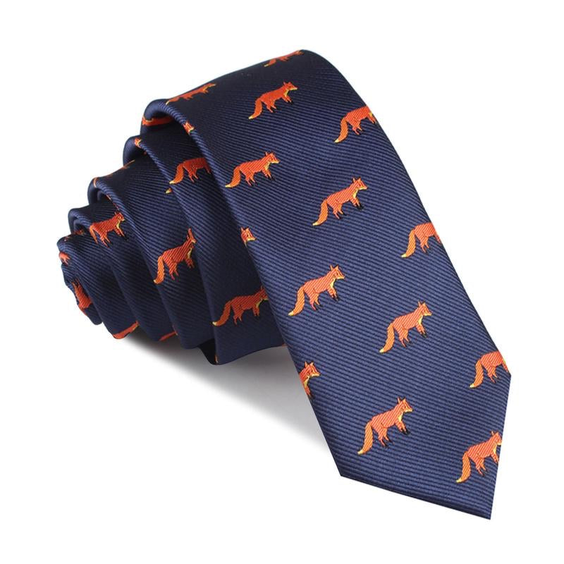 OTAA mr fox skinny tie