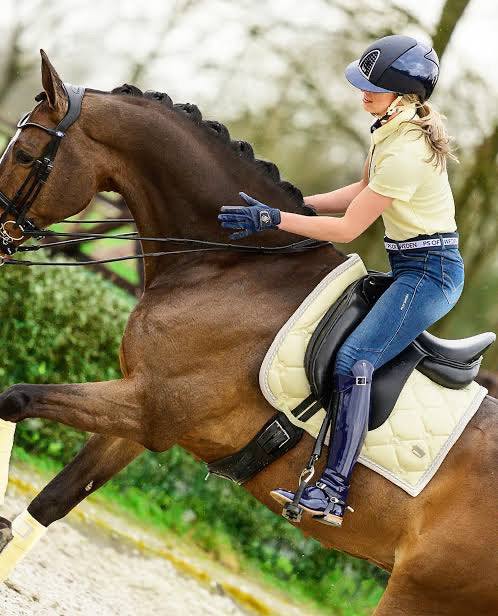 PSOS Vanilla Monogram Saddle Cloth