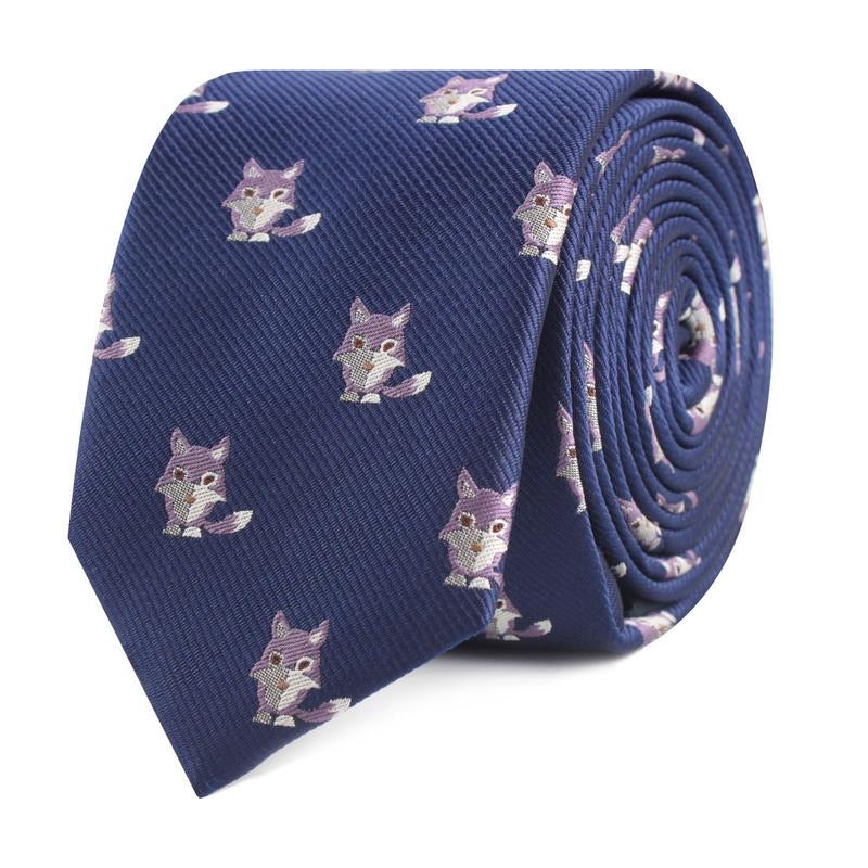 OTAA bengal wolf skinny tie