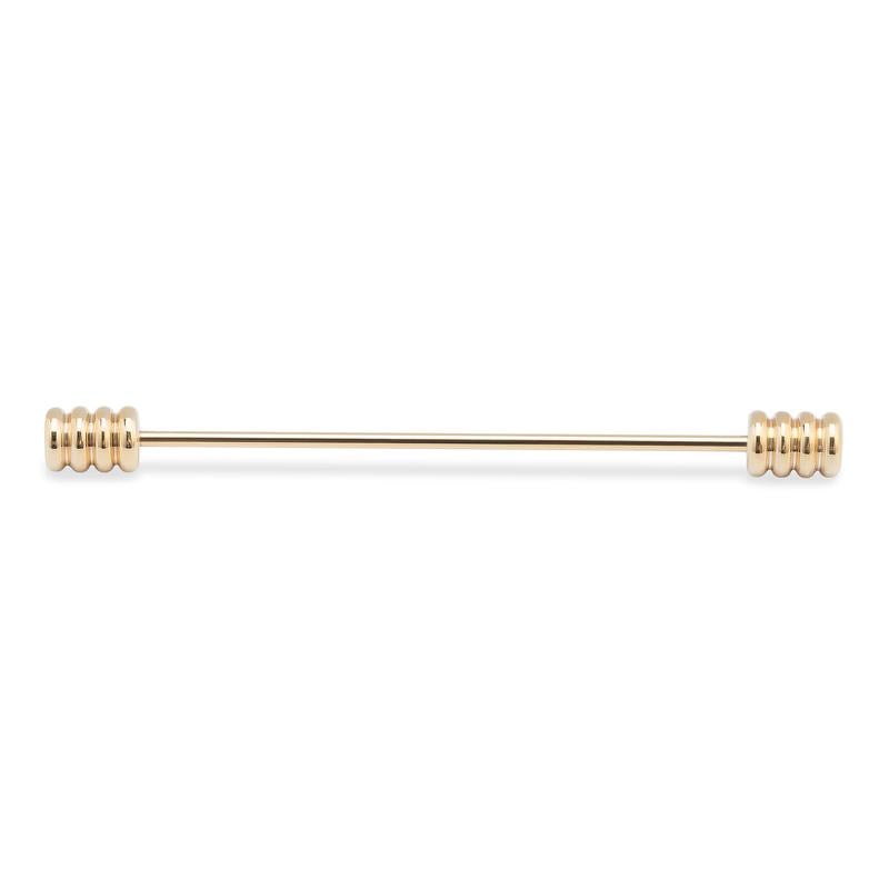 OTAA honeycomb end gold collar bar