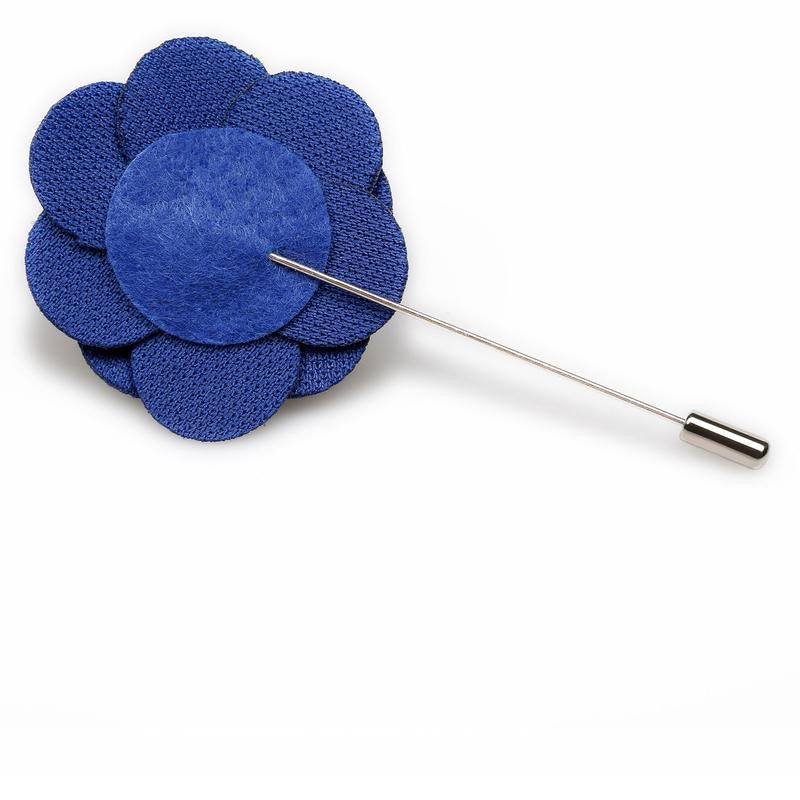 OTAA dark blue velvet lapel flower (big)