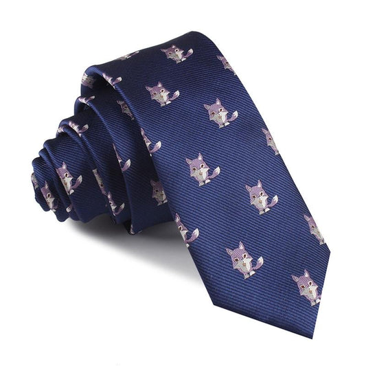 OTAA bengal wolf skinny tie